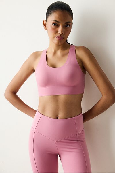Penti # izbırakmaz Rose Pink Medium Support Zero Feel Bra Sport-BH