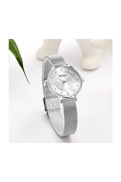 Curren Women’s Watch – Fashion Analog Quartz Watch with 3.0cm Dial & Mesh Strap