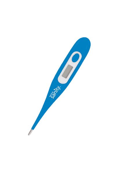 sanity Sanity Basic Temp Digital Thermometer, LCD Display, Blue