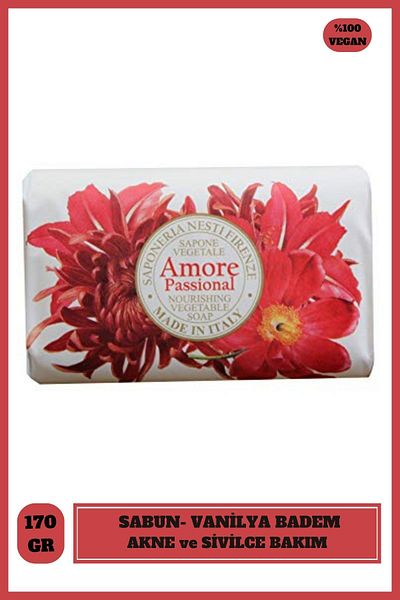 Nesti Dante Firenze Amore Passional Solid Soap 170 g |   Acne and |   Soap and Vanilla