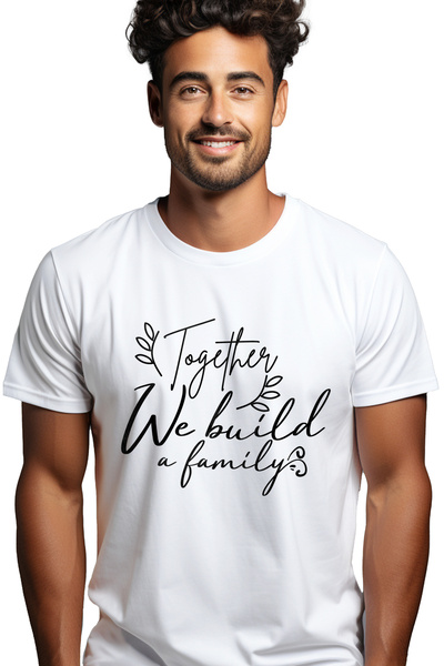StoryGift Romania Tricou Barbati Cu Mesaj Emotionant In Engleza "together We ...