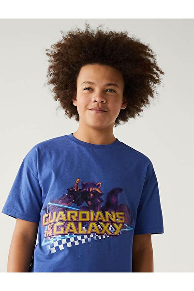 2kids2mom Tricou violet cu imprimeu Guardians Of Galaxy