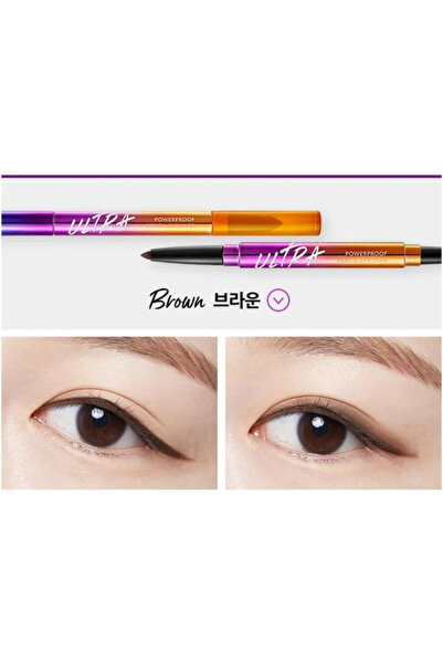 Missha Ultra-resistant eyeliner pencil, Missha, 0.2g Brown