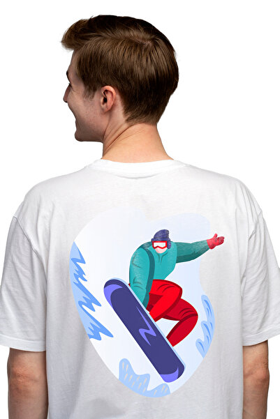 StoryGift Romania Tricou de zăpadă pentru bărbați, sport, iarnă, snowboard, c...