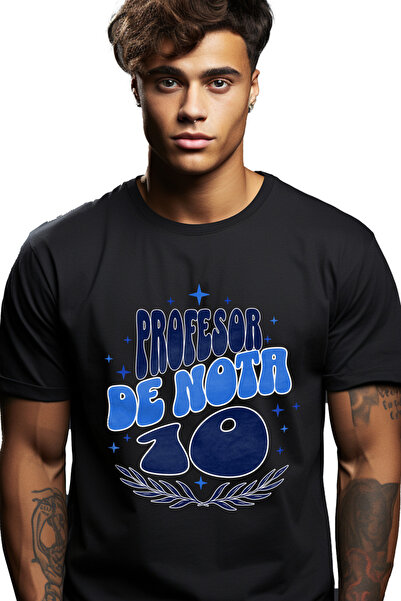 StoryGift Romania Men's T-Shirt Teacher Grade 10 School Children Education With Print On Front, 100% Cotton, Stg