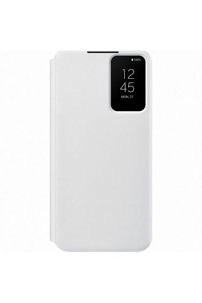 Samsung Smart Clear View Cover for Galaxy S22 Plus, White