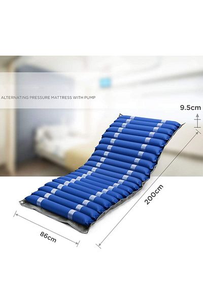 Tayarra Air Mattress, Home Care Mattress With Adjustable Pump, Inflatable Mattress To Prevent Bed Sore