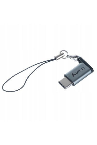 zola Adapter, USB Type-C to USB micro B 2.0, with hooks, 2.5x0.5x1.5 cm
