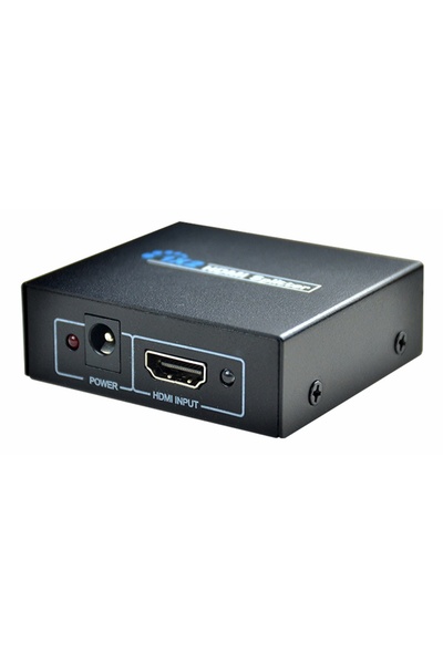 zola Splitter 2 in 1 HDMI v2.0 4K, 50/60Hz , Full HDCP, Deep Color pe 12 biti, negru