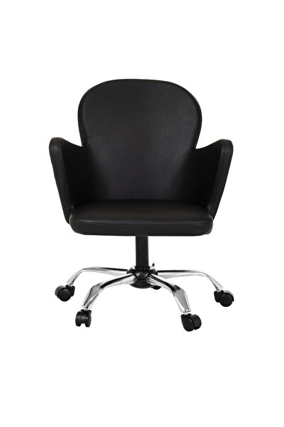 MARKAELZ Krom Metal Ayaklı Ofis Çocuk Odası Çalışma Sandalyesi (ayarlanabilir...