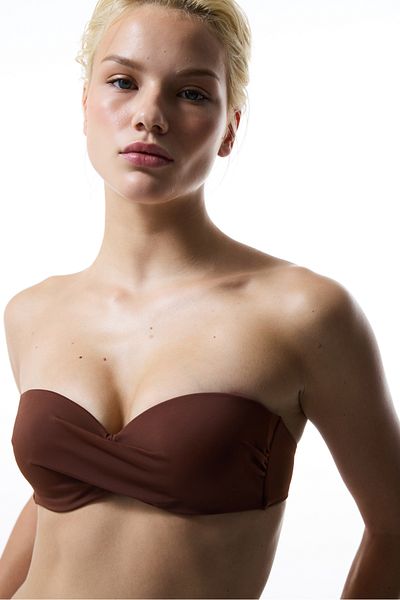 Penti Καφέ Μπλουζάκι μπικίνι με Underwire Starplez