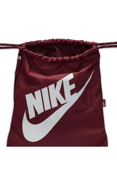 Nike Backpack Nike Drawstring Bag Lightweight Drawstring Backpack Burgundy 13Liters