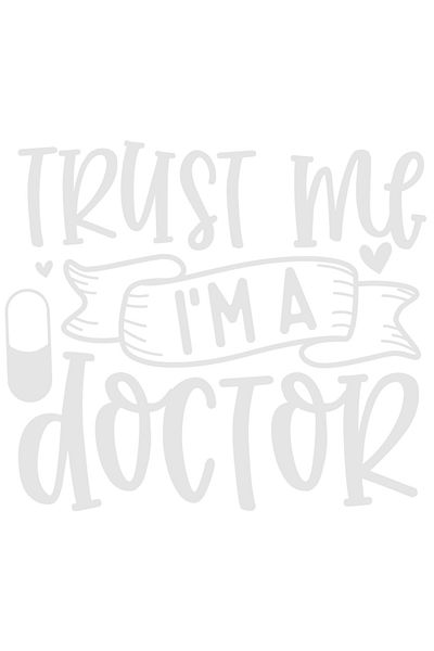 StoryGift Romania Adhesive Sticker 20CM Exterior with message that you can trust doctors, Viny
