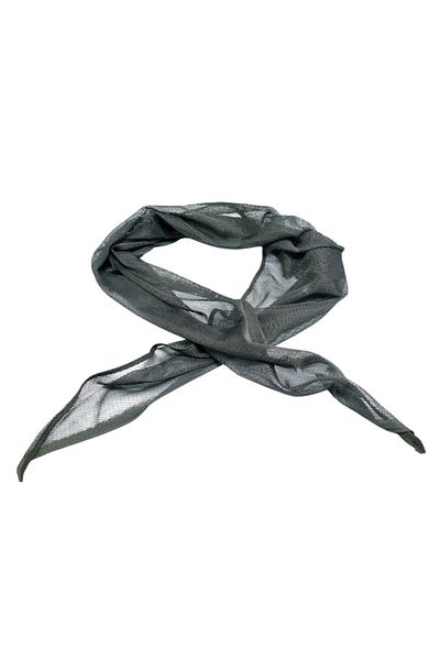 Seyhan Askeri Malzeme Khaki Green Mesh Bandana - Mesh Neck Collar - Fly Screen - Khaki Mesh Scarf