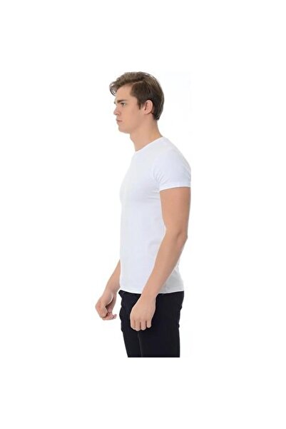 Mavi Ανδρικό λευκό μπλουζάκι Stretch 061747 -620