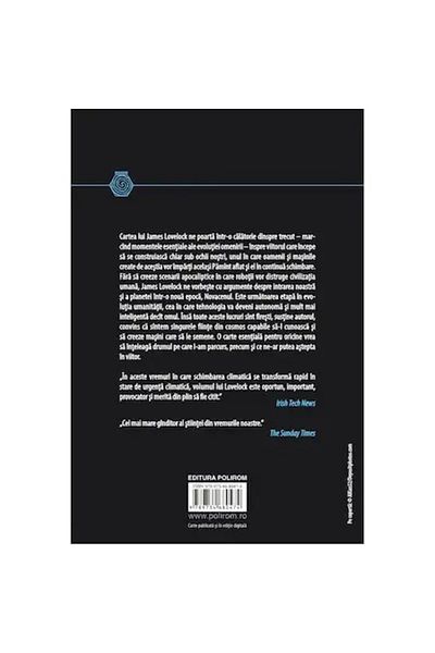 Polirom The Novacene: The Coming Age of Hyperintelligence, James Lovelock
