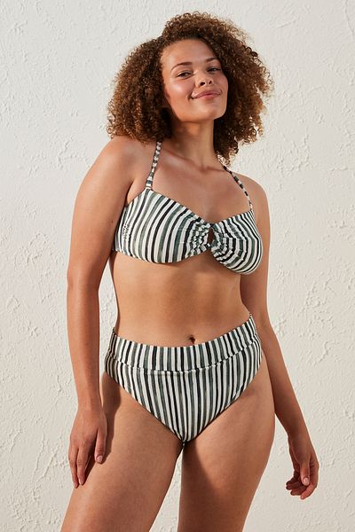 Penti Strapless Mali Striped Bikini Top
