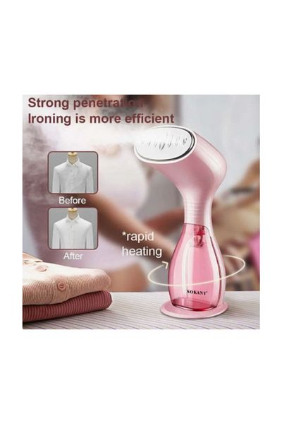 MACON Portable Handheld Clothes Steamer – Foldable Design, Fast Heat-Up, for Home & Travel Use
