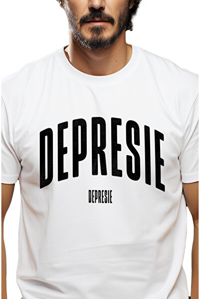 StoryGift Romania Tricou Barbati Cuvantul Depresie, Motivational, Self Help, ...