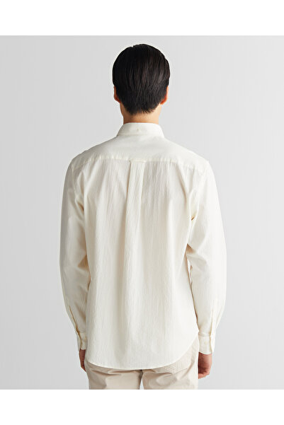 Gant Erkek Krem Regular Fit Gömlek Yaka Gömlek