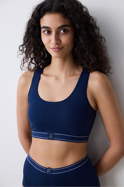 Penti Abnehmbares, gepolstertes Racer-Oberteil in Marineblau