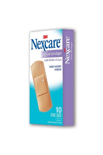 Nexcare SHEER BANDAGES WATER RESISTANT 656-10 10S