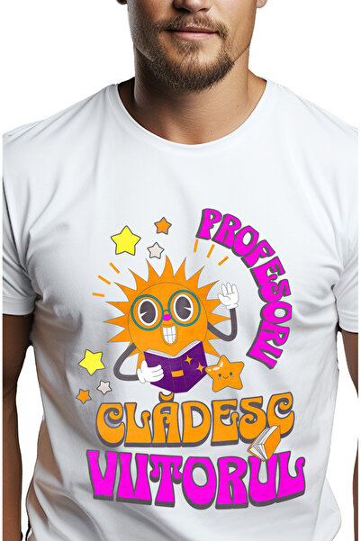 StoryGift Romania Tricou Barbati Profesorii Cladesc Viitorul Educatie Scoala ...