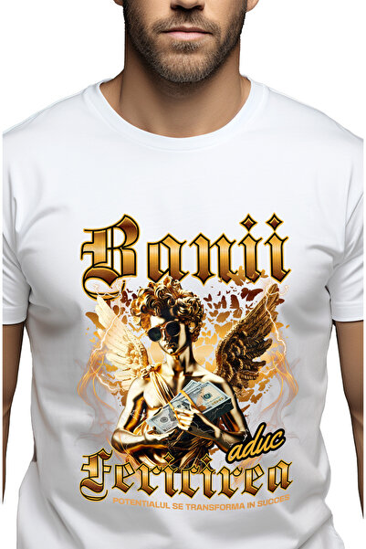 StoryGift Romania Tricou Barbati Banii Aduc Fericirea - Potentialul Se Transf...