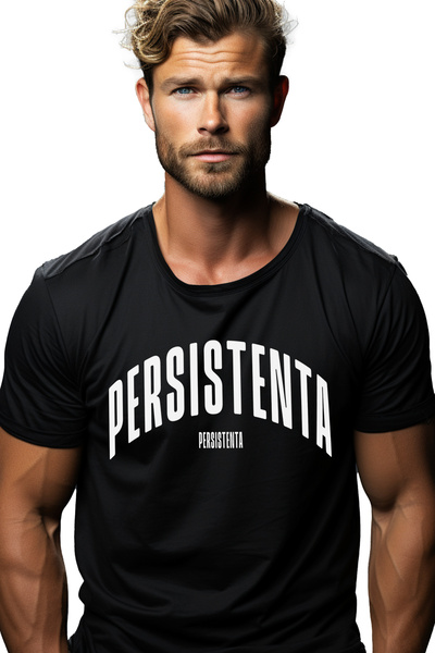 StoryGift Romania Tricou Barbati Cuvantul Persistenta, Motivational, Self Hel...