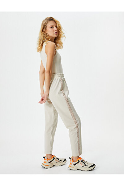 Koton Bej Kadın Eşofman Altı 3SAL40113IK