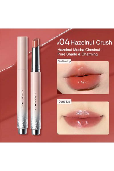 JUDYDOLL Luciu de buze hidratant si efect de glow Hearty, Judydoll, 2g #04 Hazelnut Crush
