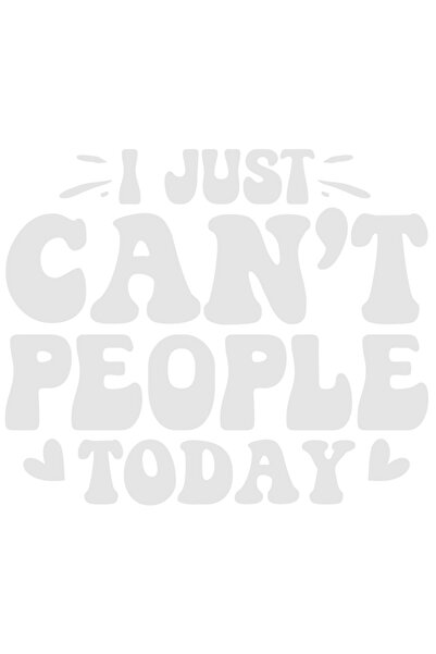 StoryGift Romania Sticker Adeziv 20CM Exterior cu inimioare pentru cei care chiar nu pot suporta oamenii astazi