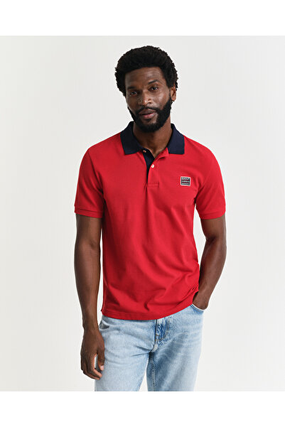Gant Erkek Kırmızı Regular Fit Polo