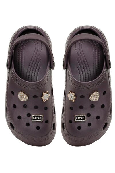 Polaris 407144 Kadın Broşlu Kapalı Pvc Terlik