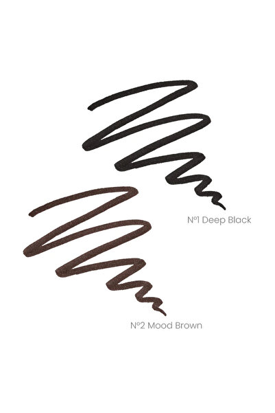 UNLEASHIA Thin Eyeliner, Unleashia, Easy Glide Flat Eyeliner, 0.1g No1. Deep Black