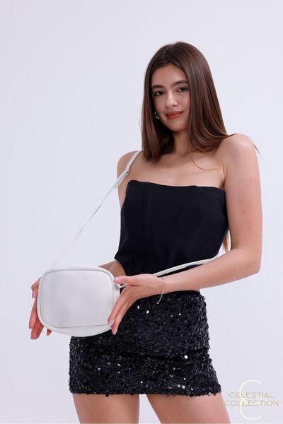 CELESTIAL COLLECTION Geantă albă Mini Urban Crossbody