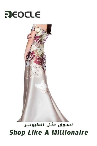 REOCLE Women's Formal Ruched Ruffles Dress Embroidered Flower Skirt Backless Sleeveless Slit Midi Dress
