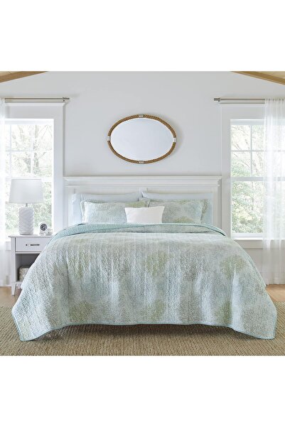 Laura Ashley Saltwater Çift Taraflı Nevresim Takımı %100 Pamuk, Tek Kişilik, ...