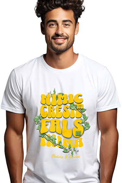 StoryGift Romania Tricou Barbati Nimic Nu Creste Fals In Inima, Iubire, Famil...