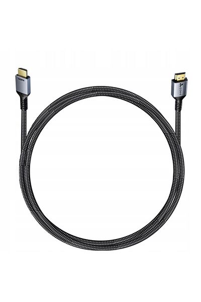zola HDMI-HDMI cable, male-male, 8K, 2 m, data transfer rate 48 Gbps, black