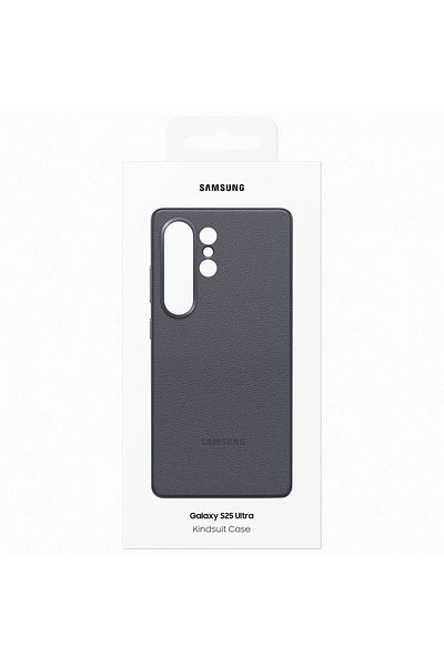 Samsung Husa De Protectie Kindsuit Leather Case Pentru Galaxy S25 Ultra, Black