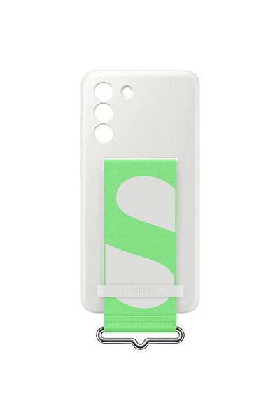 Samsung Protective Case Silicone Cover With Strap For Galaxy S21 Fe 5g, White