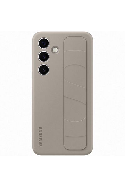 Samsung Standing Grip Case for Galaxy S24 Plus, Taupe