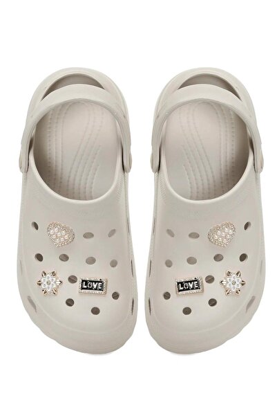 Polaris 407144 Kadın Broşlu Kapalı Pvc Terlik