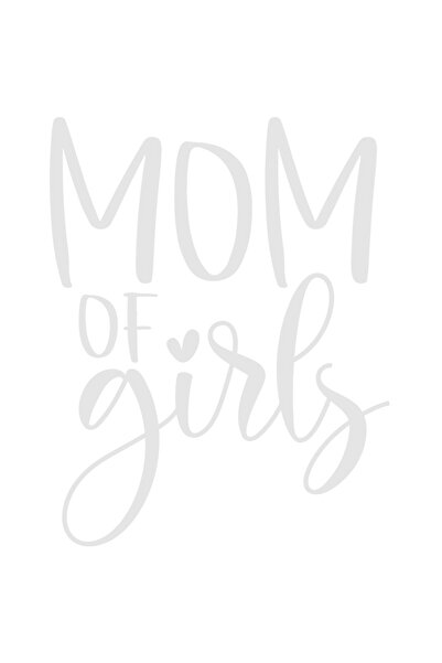 StoryGift Romania Sticker Adeziv 20CM Exterior pentru mamele iubite si apreciate de fetele lor , Vinyl Alb, 20 cm