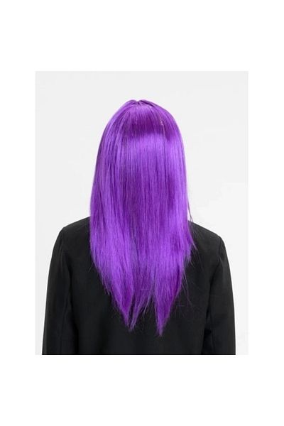 PRATİKOBA Purple Straight Cut Wig