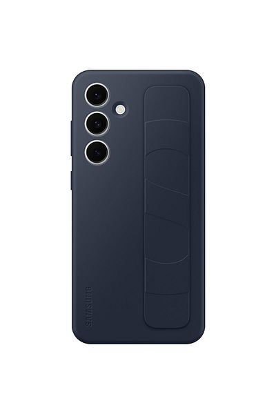 Samsung Standing Grip Case for Galaxy S24 Fe, Blue Black