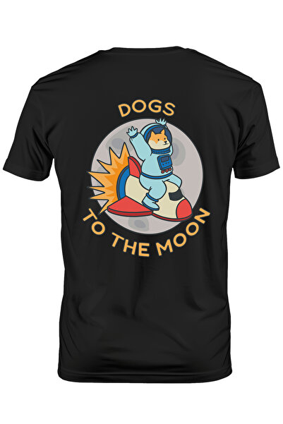 StoryGift Romania Tricou Barbati Cu Caine In Costum De Astronaut Pe O Racheta...