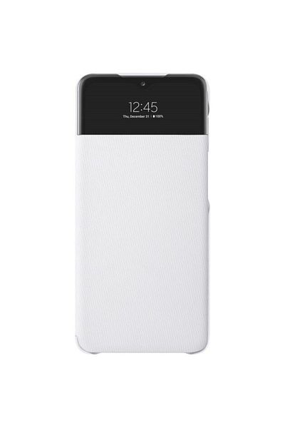 Samsung Smart S View Wallet Cover for Galaxy A32 (5G), White