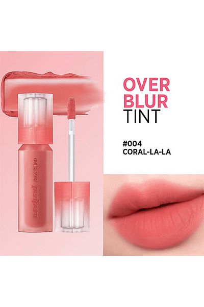 PERIPERA Luciu de buze, Peripera, Over Blur Tint, 3.5g 004 Coral-La-La